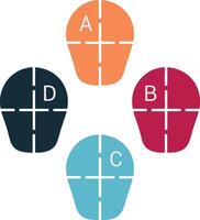 Chart icon symbol image for data statistic analysis illustration vector