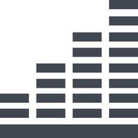 Chart icon symbol image for data statistic analysis illustration vector