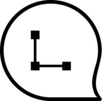 Chart icon symbol image for data statistic analysis illustration vector