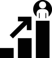Chart icon symbol image for data statistic analysis illustration vector