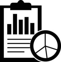Chart icon symbol image for data statistic analysis illustration vector