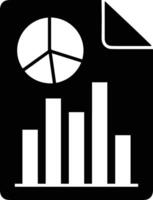 Chart icon symbol image for data statistic analysis illustration vector