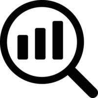 Chart icon symbol image for data statistic analysis illustration vector