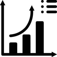 Chart icon symbol image for data statistic analysis illustration vector