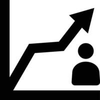Chart icon symbol image for data statistic analysis illustration vector