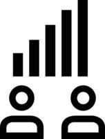 Chart icon symbol image for data statistic analysis illustration vector