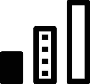 Chart icon symbol image for data statistic analysis illustration vector