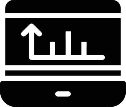 Chart icon symbol image for data statistic analysis illustration vector