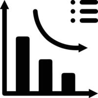 Chart icon symbol image for data statistic analysis illustration vector