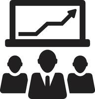 Chart icon symbol image for data statistic analysis illustration vector