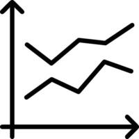 Chart icon symbol image for data statistic analysis illustration vector
