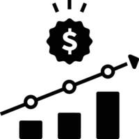 Chart icon symbol image for data statistic analysis illustration vector