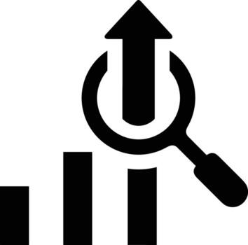 Chart icon symbol image for data statistic analysis illustration vector