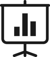 Chart icon symbol image for data statistic analysis illustration vector