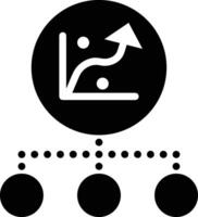 Chart icon symbol image for data statistic analysis illustration vector