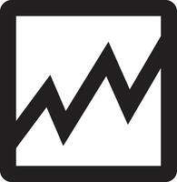 Chart icon symbol image for data statistic analysis illustration vector
