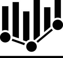 Chart icon symbol image for data statistic analysis illustration vector
