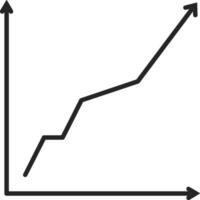 Chart icon symbol image for data statistic analysis illustration vector