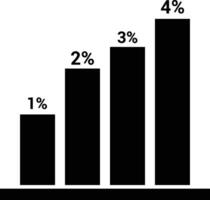 Chart icon symbol image for data statistic analysis illustration vector