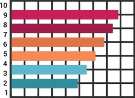 Chart icon symbol image for data statistic analysis illustration vector