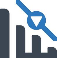 Chart icon symbol image for data statistic analysis illustration vector
