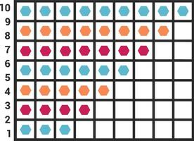 Chart icon symbol image for data statistic analysis illustration vector