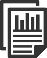 Chart icon symbol image for data statistic analysis illustration vector