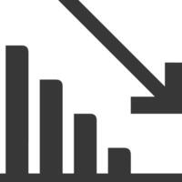 Chart icon symbol image for data statistic analysis illustration vector