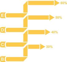 Chart icon symbol image for data statistic analysis illustration vector