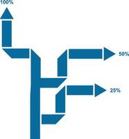 Chart icon symbol image for data statistic analysis illustration vector