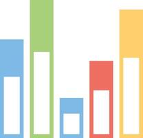 Chart icon symbol image for data statistic analysis illustration vector