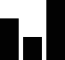 Chart icon symbol image for data statistic analysis illustration vector
