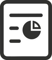 Chart icon symbol image for data statistic analysis illustration vector
