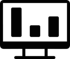 Chart icon symbol image for data statistic analysis illustration vector