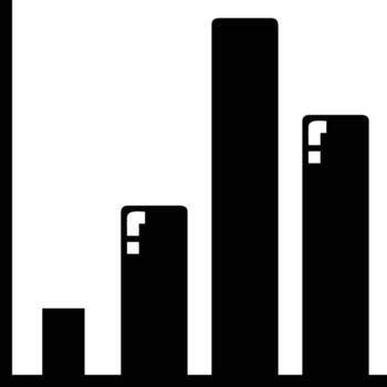 Chart icon symbol image for data statistic analysis illustration vector