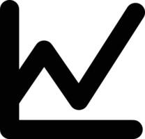 Chart icon symbol image for data statistic analysis illustration vector