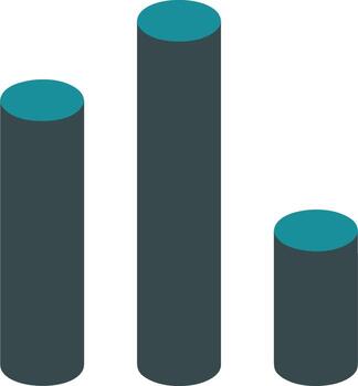 Chart icon symbol image for data statistic analysis illustration vector