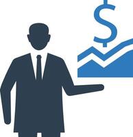Chart icon symbol image for data statistic analysis illustration vector