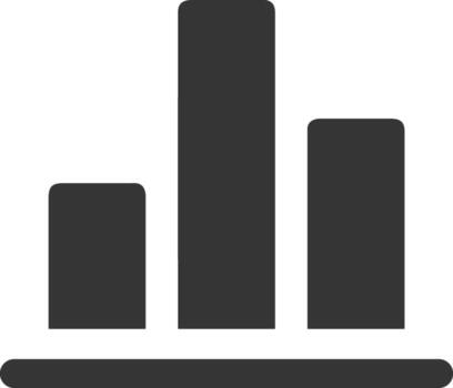 Chart icon symbol image for data statistic analysis illustration vector