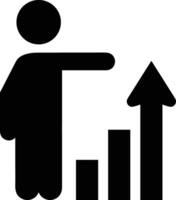Chart icon symbol image for data statistic analysis illustration vector
