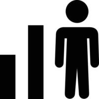 Chart icon symbol image for data statistic analysis illustration vector