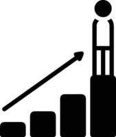 Chart icon symbol image for data statistic analysis illustration vector
