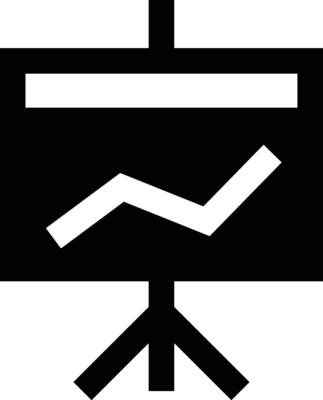 Chart icon symbol image for data statistic analysis illustration