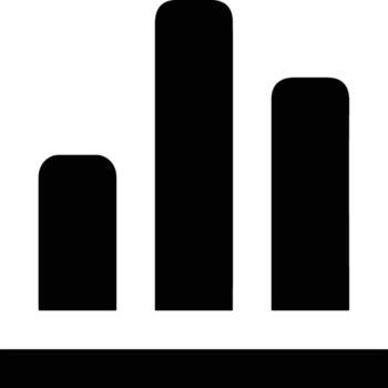 Chart icon symbol image for data statistic analysis illustration vector