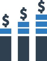Chart icon symbol image for data statistic analysis illustration vector