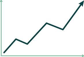 Chart icon symbol image for data statistic analysis illustration vector
