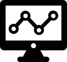 Chart icon symbol image for data statistic analysis illustration vector