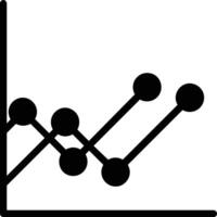Chart icon symbol image for data statistic analysis illustration vector