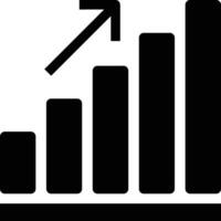 Chart icon symbol image for data statistic analysis illustration vector