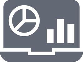 Chart icon symbol image for data statistic analysis illustration vector